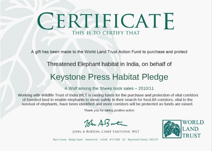 Habitat Certificate-C